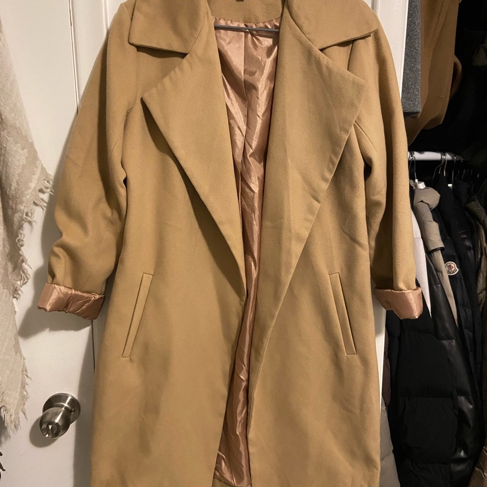 Fashion Nova Tan Trench Coat